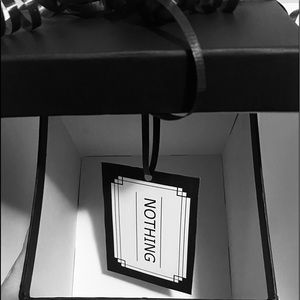 Gag Gift Of NOTHING. Who Wants or Needs NOTHING? Christmas, Birthday Gift Box